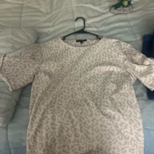 Leopard print top